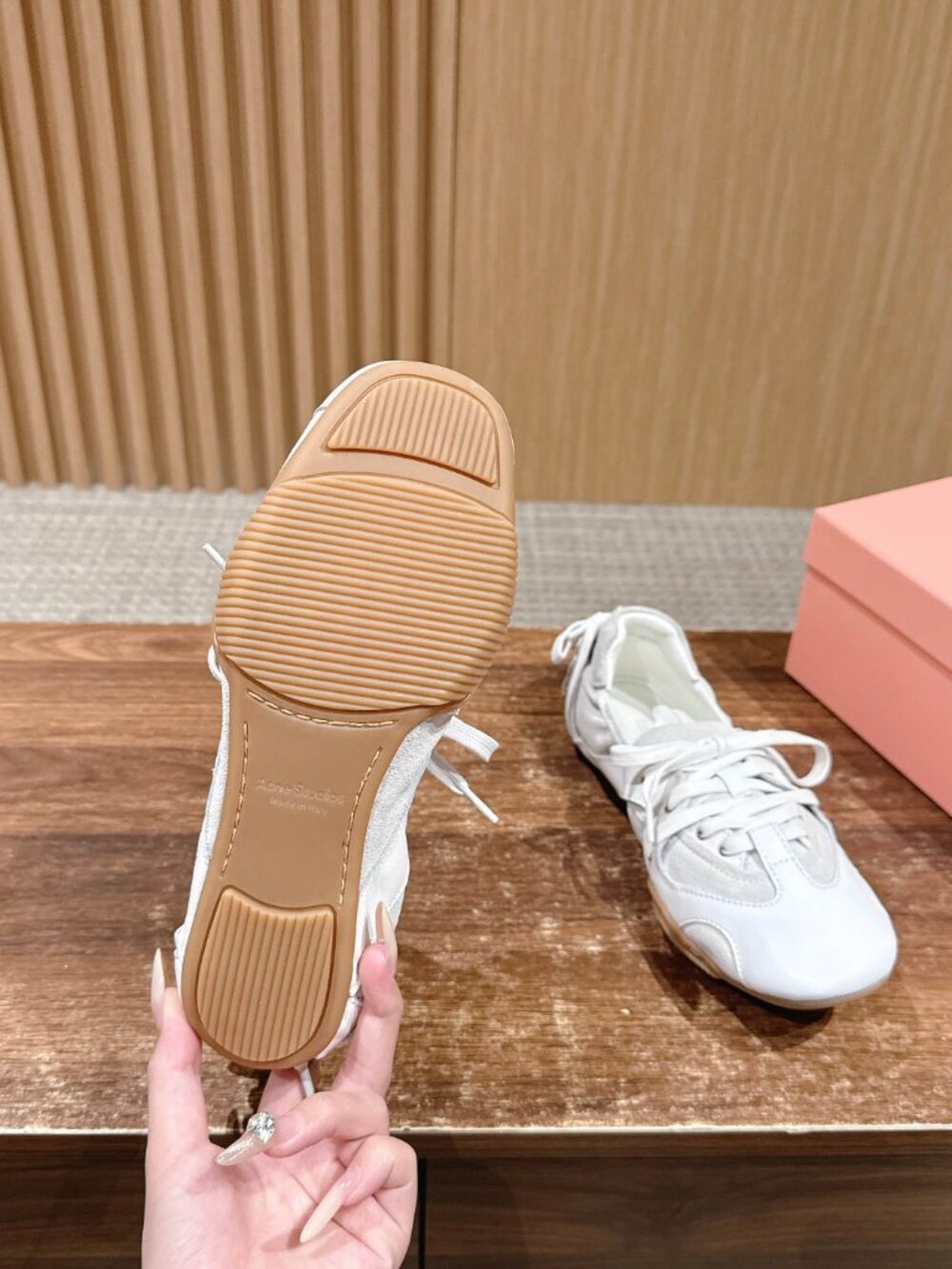 Acne Studios Bilaria Ballerina Sneakers - Picture 8 of 9